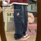 Hello Kitty Y2k Denim Women Jeans